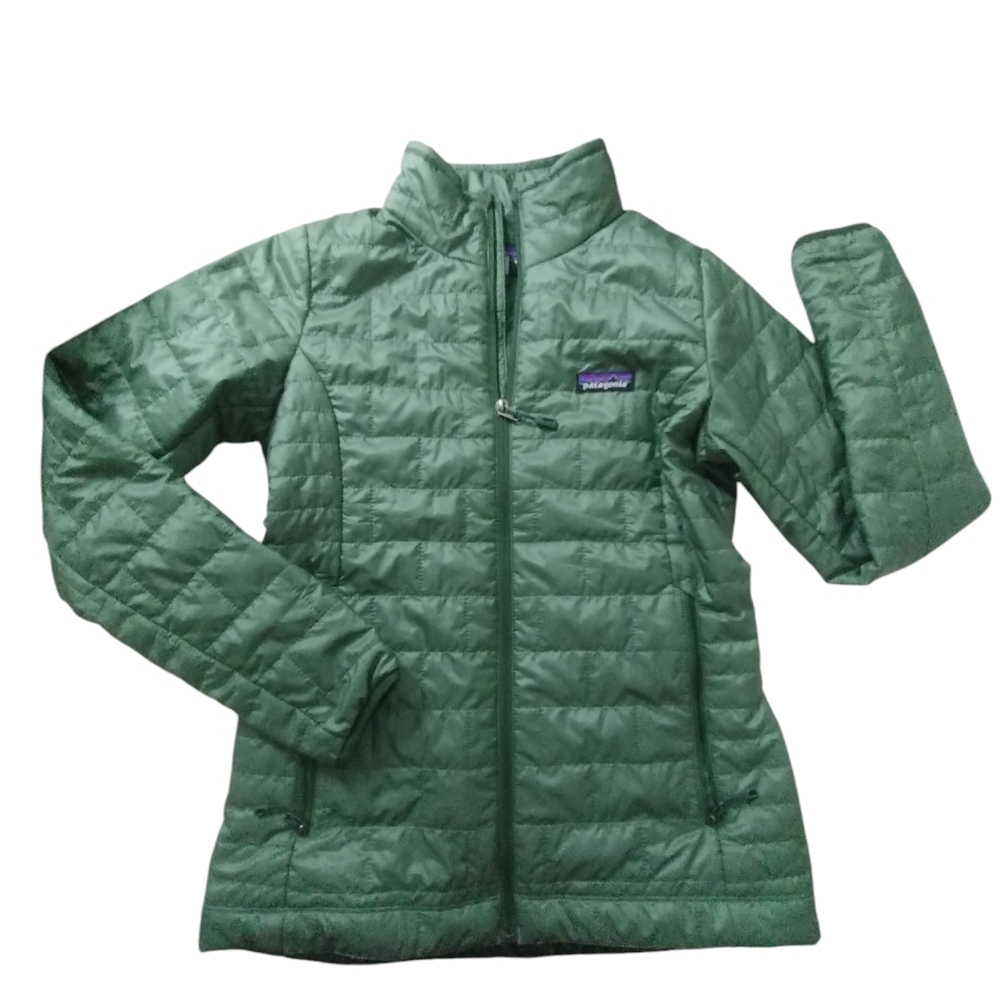 Patagonia Gre NANO Puff Jacket Quiet Luxury Women XS Preppy Gorpcore  Outerwear